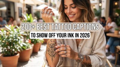 200+ Best Tattoo Captions to Show Off Your Ink in 2026