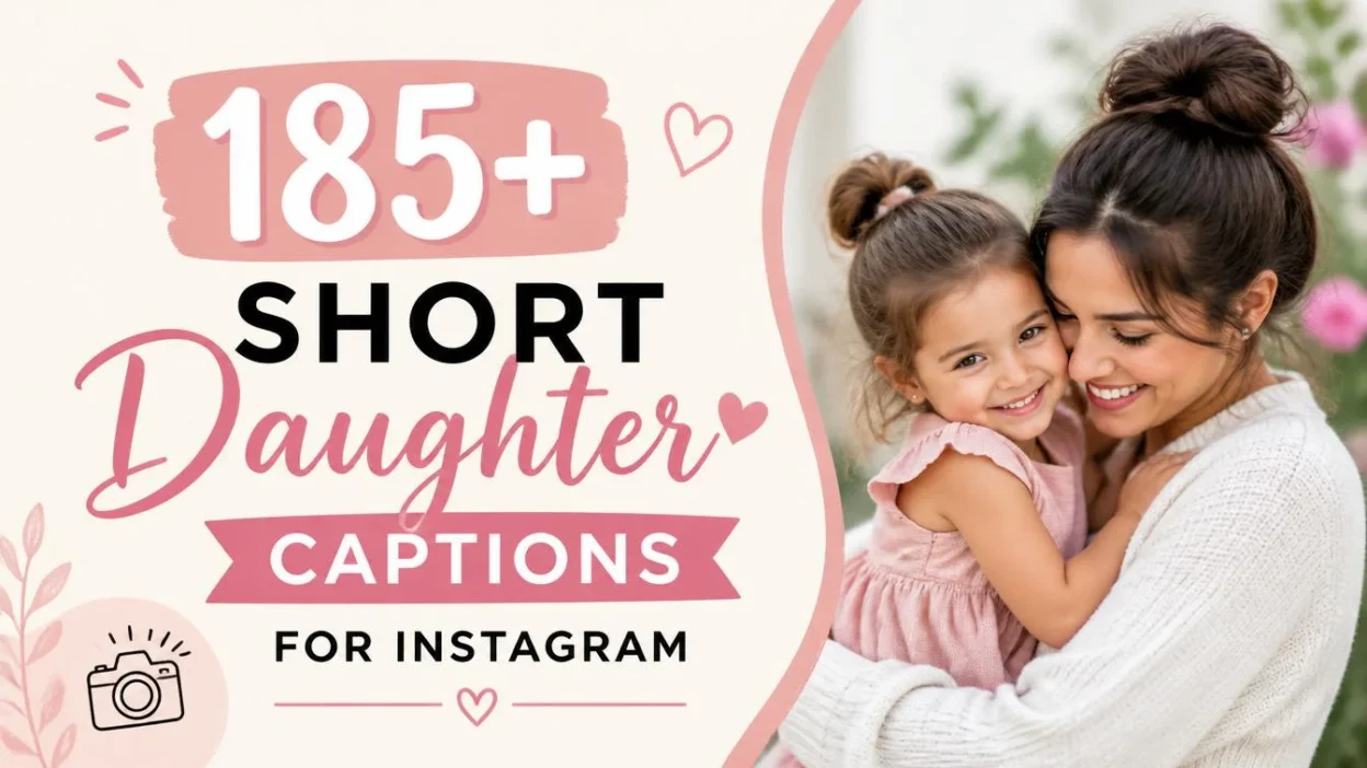 185+ Short Daughter Captions for Instagram