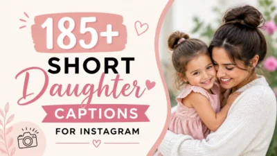 185+ Short Daughter Captions for Instagram