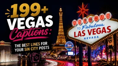 199+ Vegas Captions: The Best Lines for Your Sin City Posts