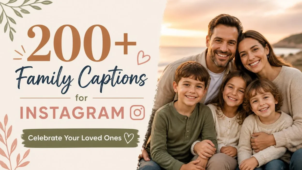 200+ Family Captions for Instagram: Celebrate Your Loved Ones