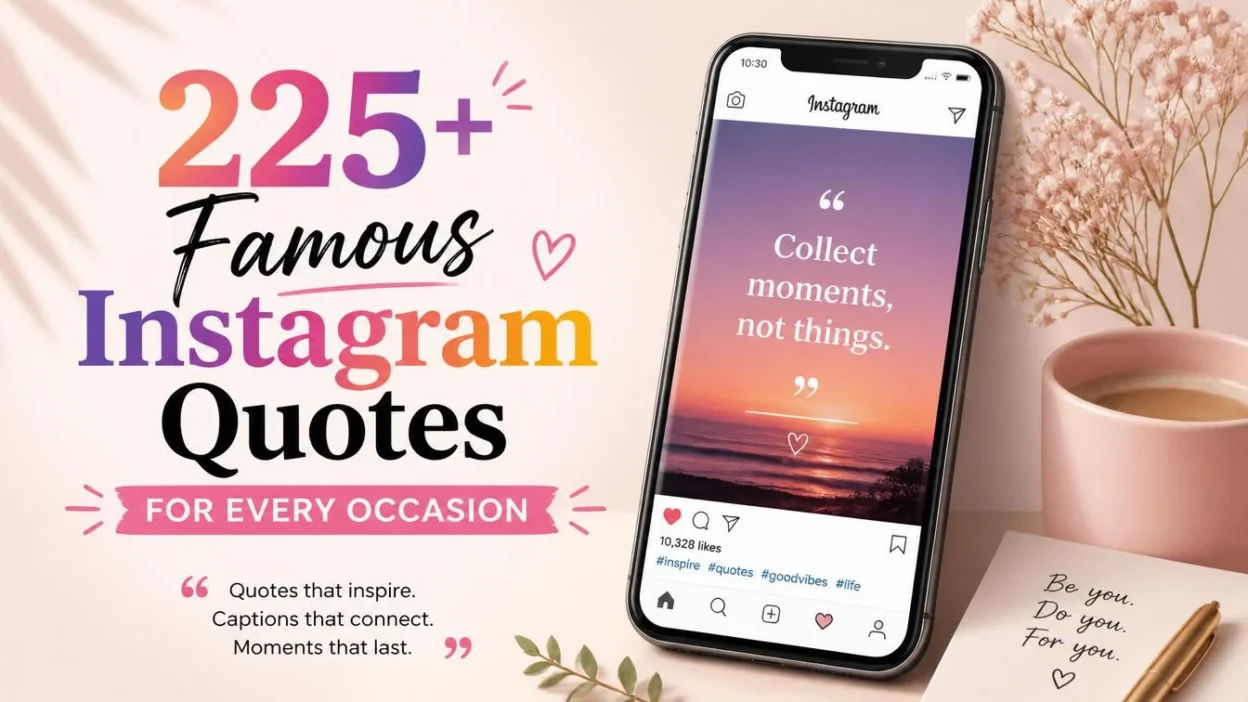 225+ Famous Instagram Quotes for Every Occasion