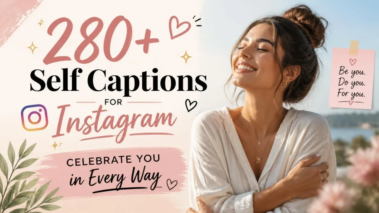 280+ Self Captions for Instagram: Celebrate You in Every Way