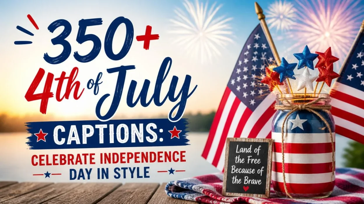 350+ 4th of July Captions: Celebrate Independence Day in Style