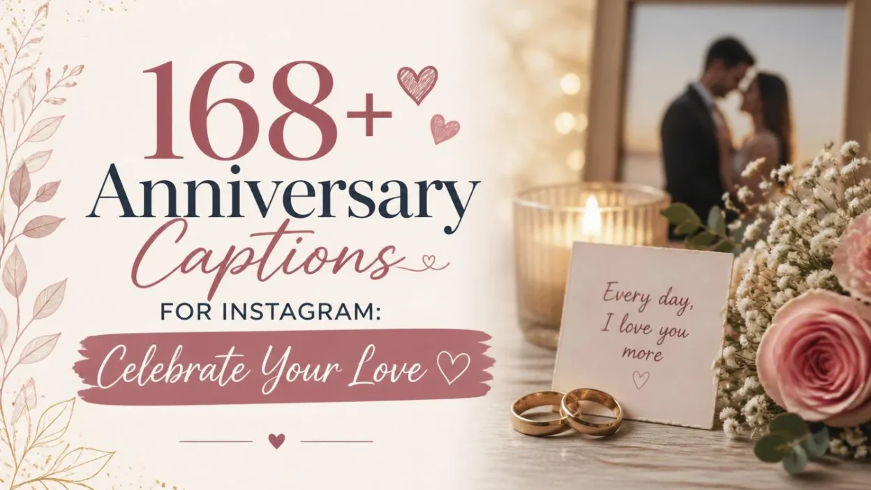 168+ Anniversary Captions for Instagram: Celebrate Your Love