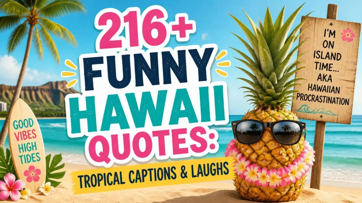 216+ Funny Hawaii Quotes: Tropical Captions & Laughs