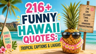 216+ Funny Hawaii Quotes: Tropical Captions & Laughs