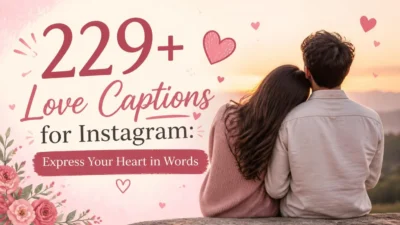 229+ Love Captions for Instagram: Express Your Heart in Words