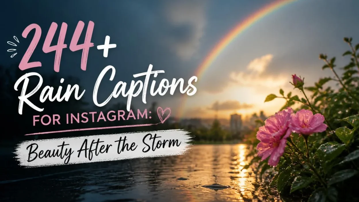 244+ Rain Captions for Instagram: Beauty After the Storm