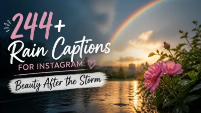 244+ Rain Captions for Instagram: Beauty After the Storm