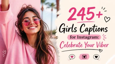 245+ Girls Captions for Instagram: Celebrate Your Vibe