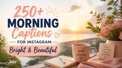 250+ Morning Captions for Instagram: Bright & Beautiful