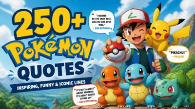 250+ Pokémon Quotes: Inspiring, Funny & Iconic Lines