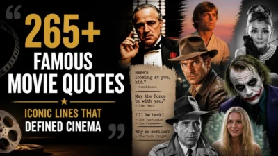 265+ Famous Movie Quotes: Iconic Lines That Defined Cinema