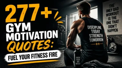 277+ Gym Motivation Quotes: Fuel Your Fitness Fire
