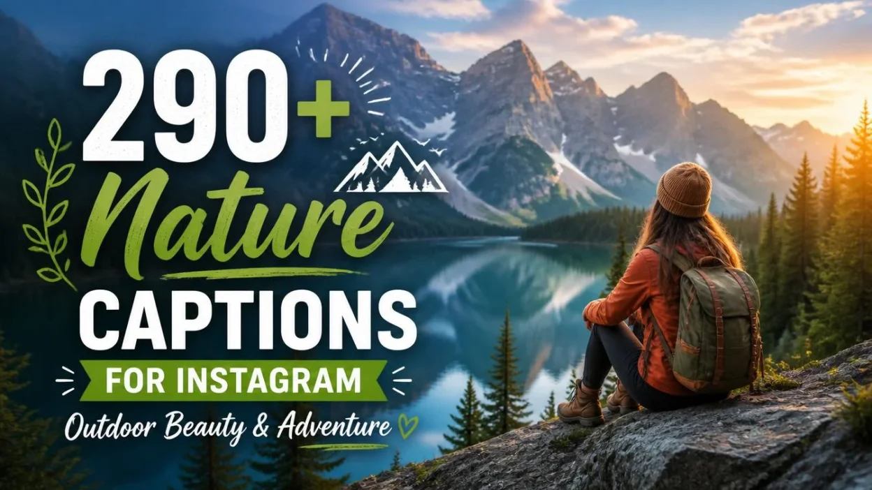 290+ Nature Captions for Instagram: Outdoor Beauty & Adventure