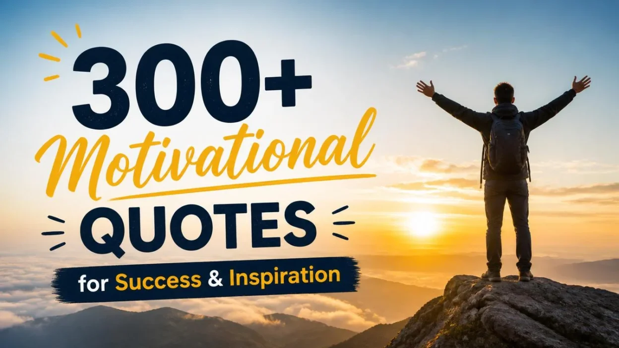 300+ Motivational Quotes for Success & Inspiration