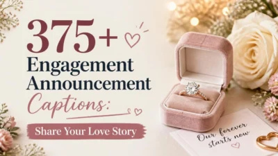 375+ Engagement Announcement Captions: Share Your Love Story