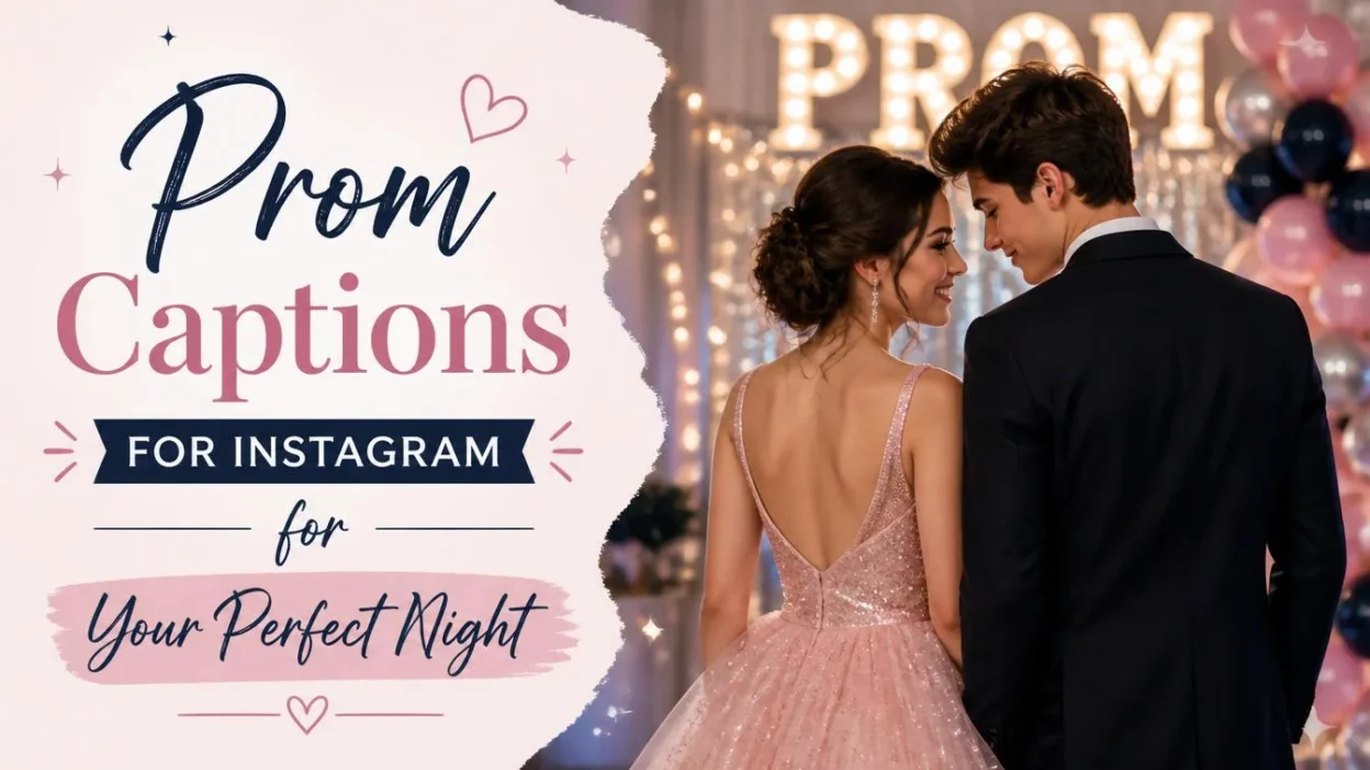Prom Captions for Instagram for Your Perfect Night