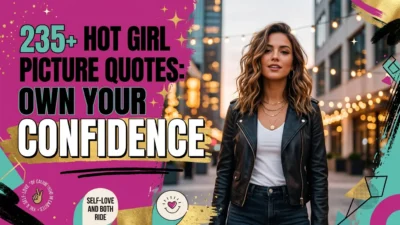 235+ Hot Girl Picture Quotes: Own Your Confidence