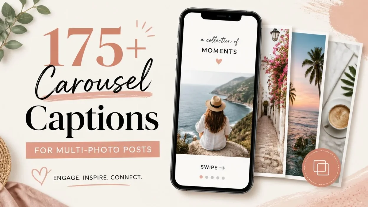 175+ Carousel Captions for Multi-Photo Posts