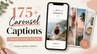 175+ Carousel Captions for Multi-Photo Posts