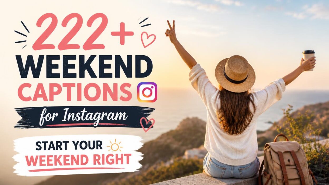 222+ Weekend Captions for Instagram: Start Your Weekend Right