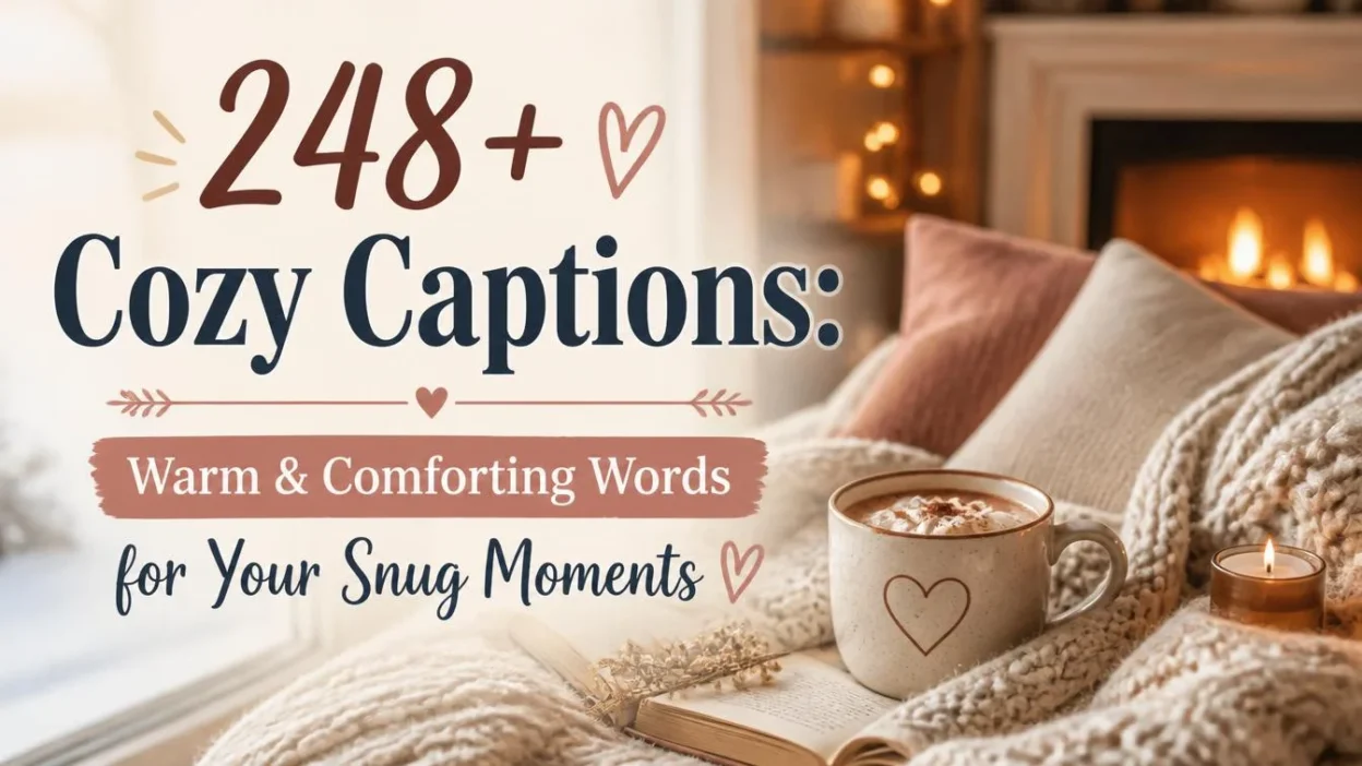 248+ Cozy Captions: Warm & Comforting Words for Your Snug Moments