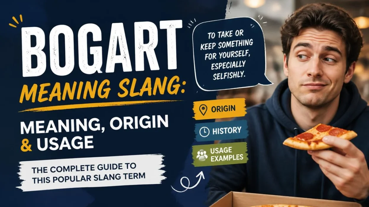 Bogart Meaning Slang: Meaning, Origin & Usage