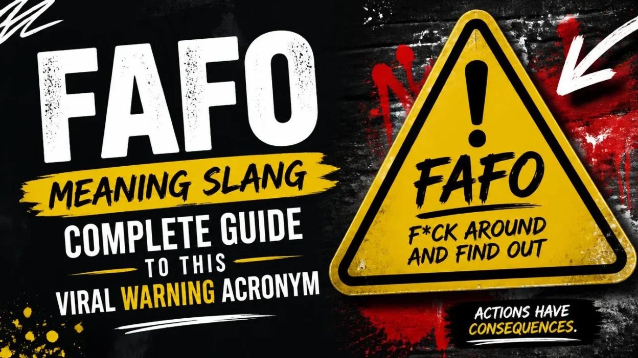 FAFO Meaning Slang Complete Guide to This Viral Warning Acronym