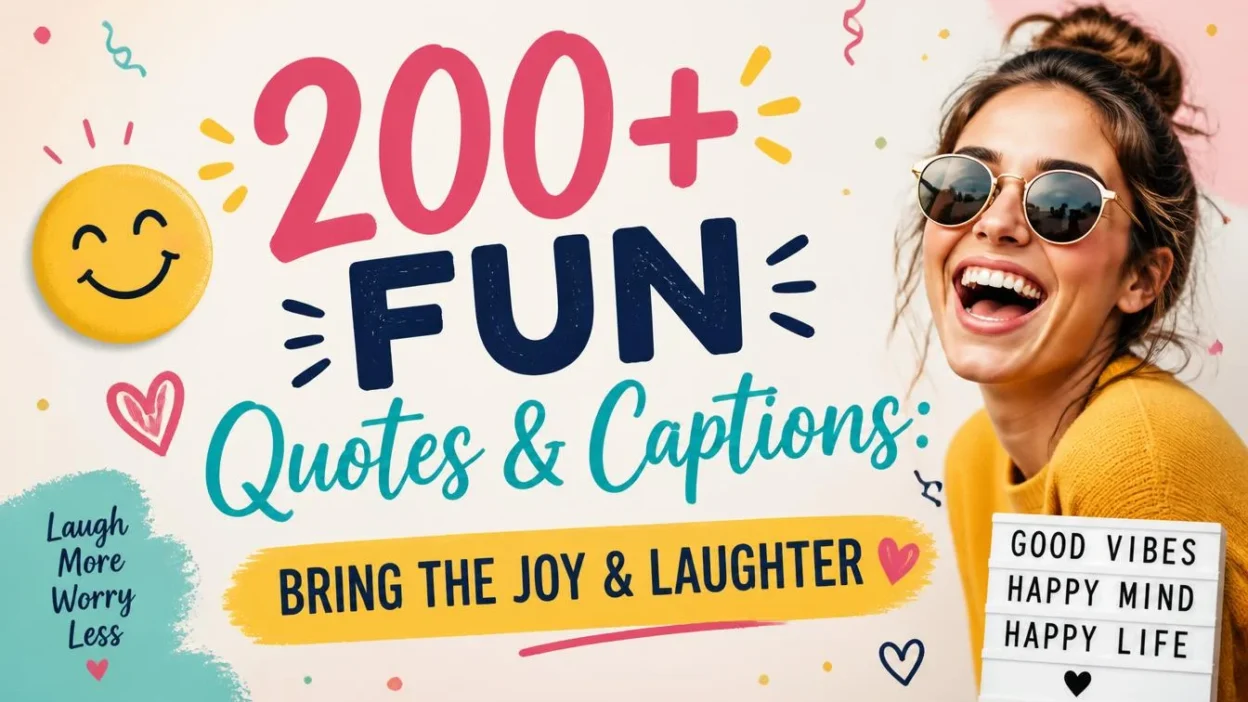 200+ Fun Quotes & Captions: Bring the Joy & Laughter