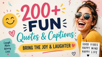 200+ Fun Quotes & Captions: Bring the Joy & Laughter