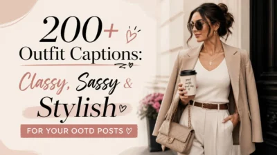 200+ Outfit Captions: Classy, Sassy & Stylish for Your OOTD Posts