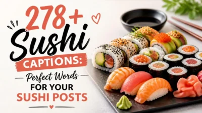 278+ Sushi Captions: Perfect Words for Your Sushi Posts