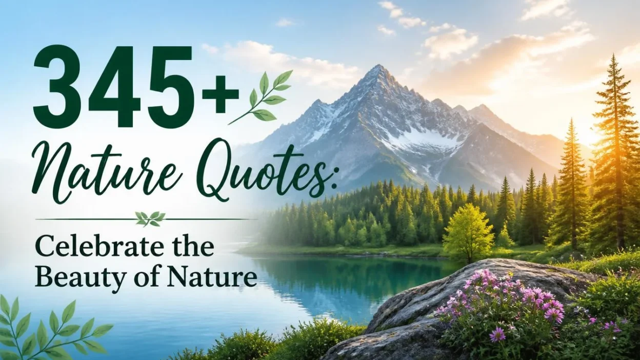 345+ Nature Quotes: Celebrate the Beauty of Nature