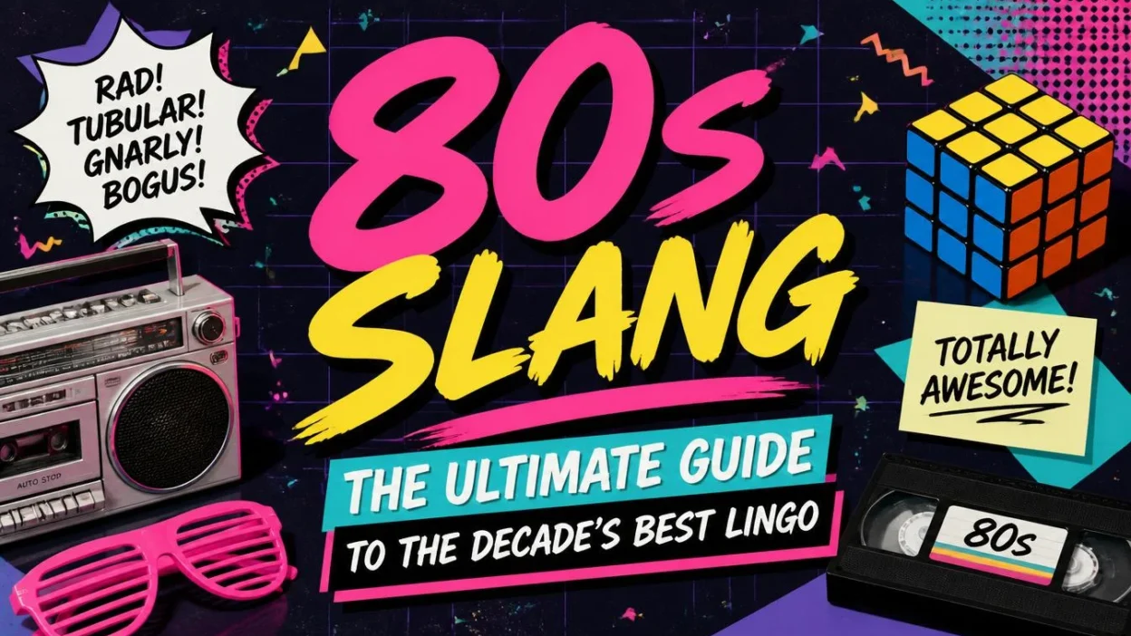 80s Slang: The Ultimate Totally Rad Guide to the Best Decade of Lingo