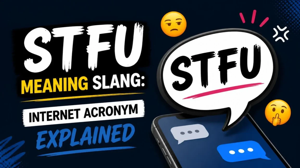 STFU Meaning Slang: Internet Acronym Explained
