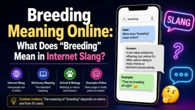 Breeding meaning online explained with internet slang, biology, and context examples