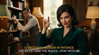 Femdom Chastity Captions